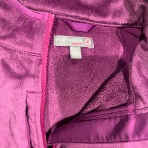Peter Millar Magenta Fleece Jacket